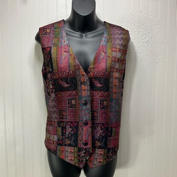 VINTAGE ORVIS Tapestry Vest - Picture 1 of 4